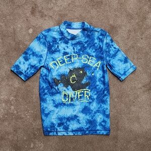 Deep Sea Diver Swimming Rash Guard Top